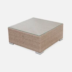 Wicker loungeset 5 plaatsen