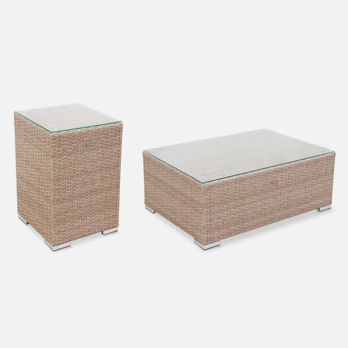 Wicker loungeset 12 tot 14 plaatsen