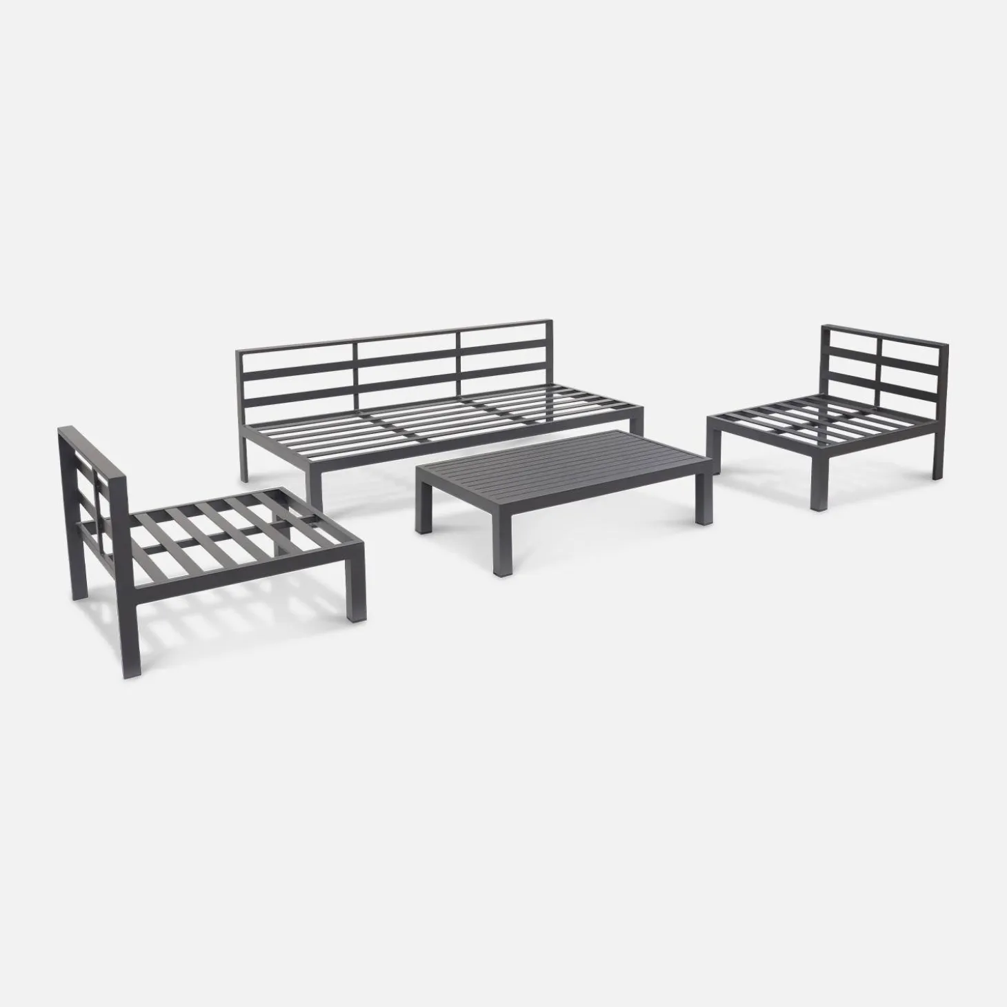 XXL tuinset aluminium 5-persoons