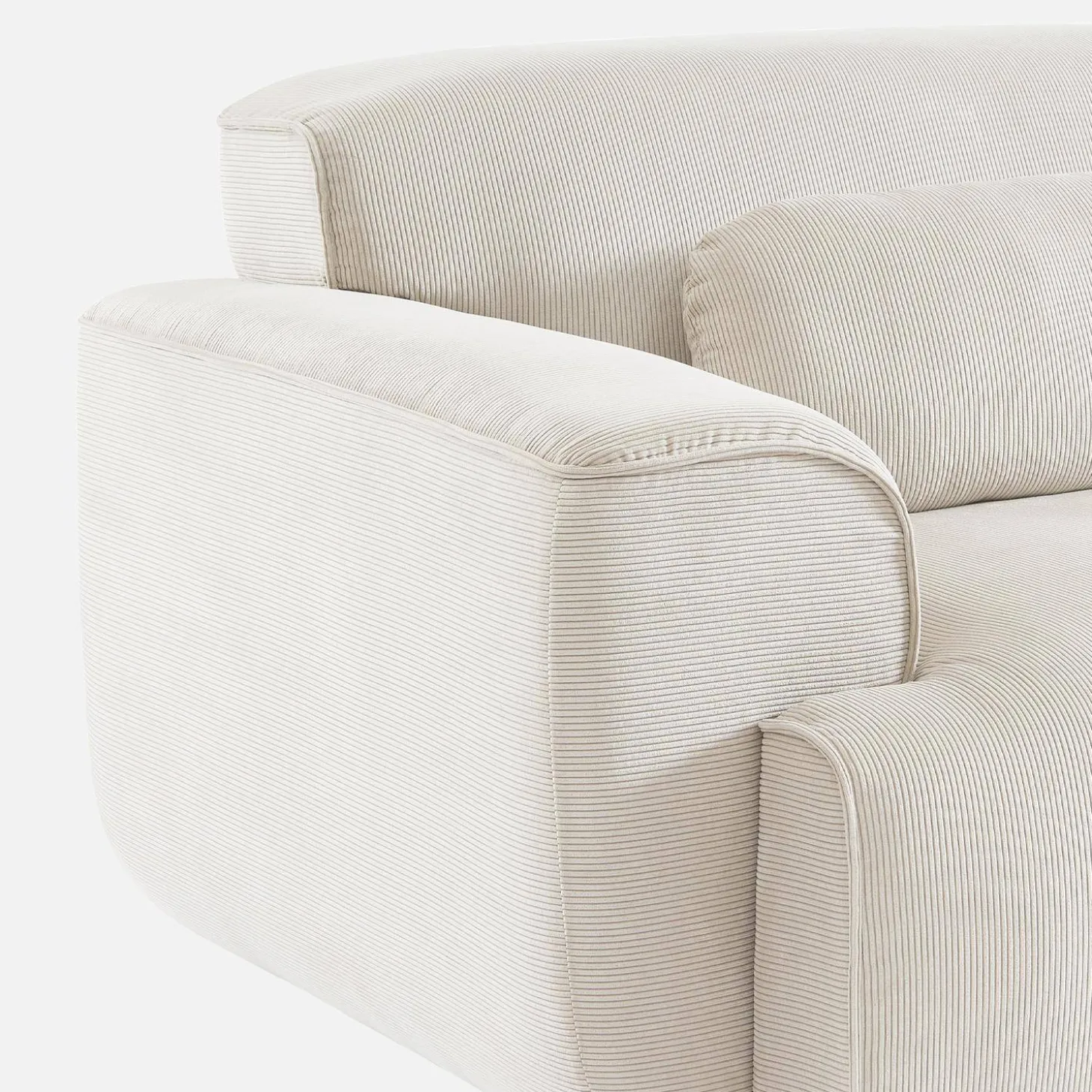 3-zitsbank met corduroy bekleding