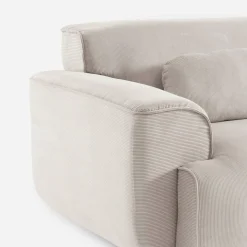 3-zitsbank met corduroy bekleding