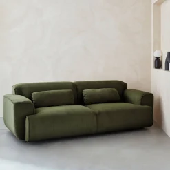 3-zitsbank met corduroy bekleding