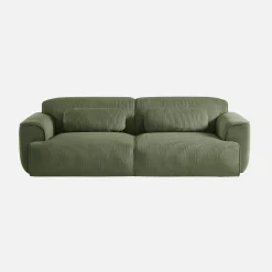 3-zitsbank met corduroy bekleding