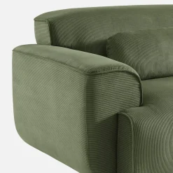 3-zitsbank met corduroy bekleding
