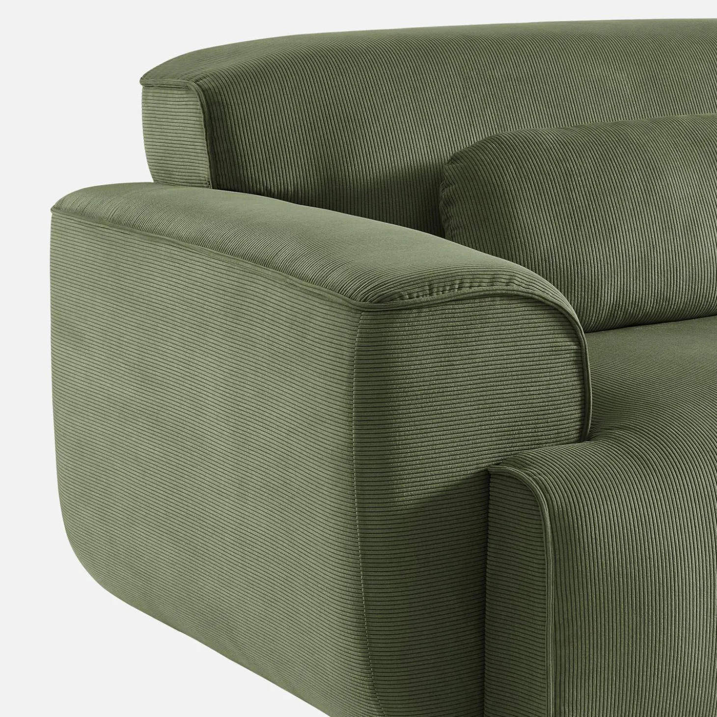 3-zitsbank met corduroy bekleding