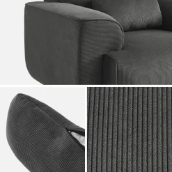 1-zits corduroy fauteuil