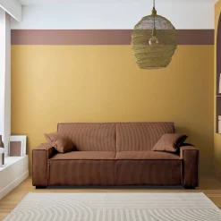 3-zits corduroy slaapbank