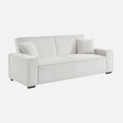 3-zits corduroy slaapbank