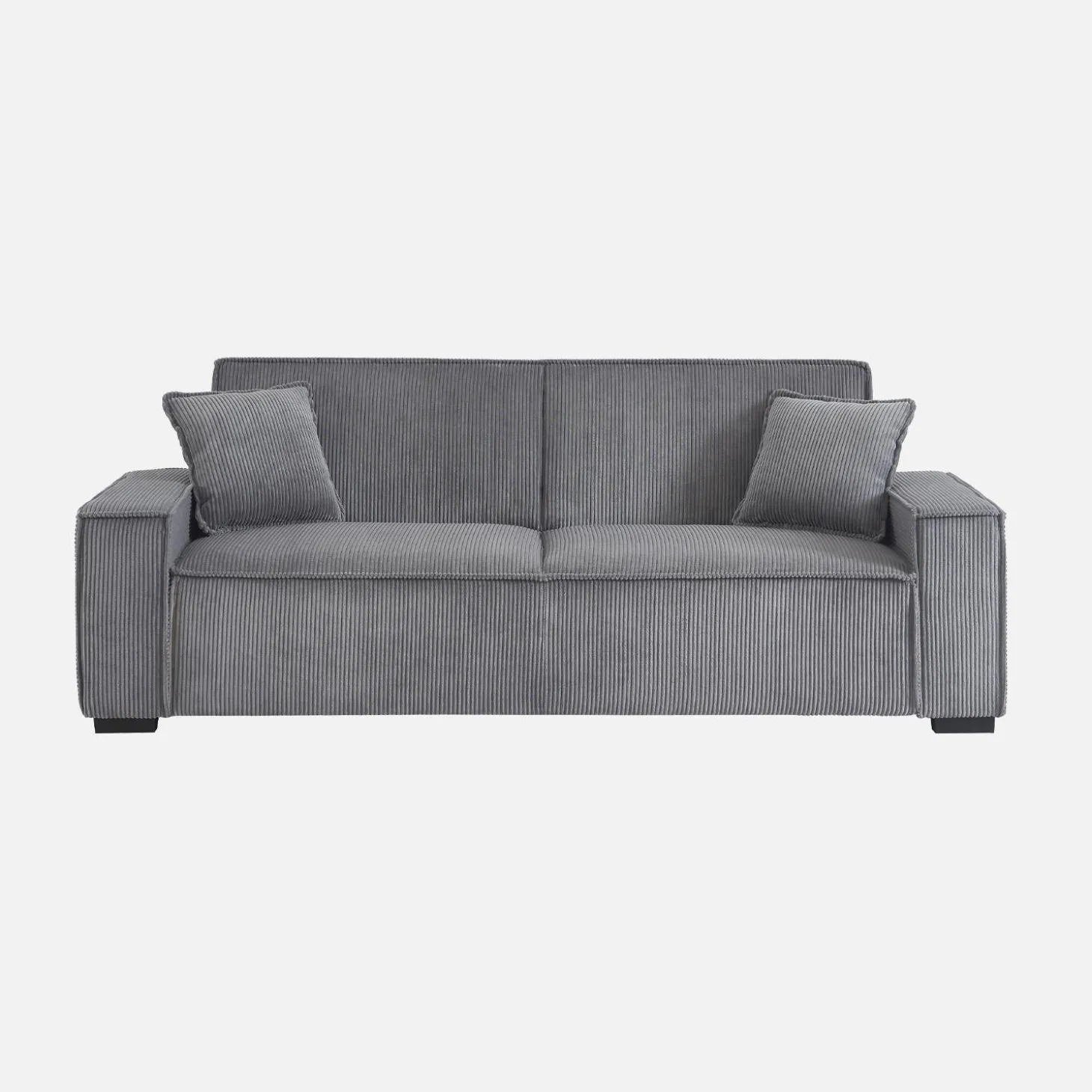 3-zits corduroy slaapbank