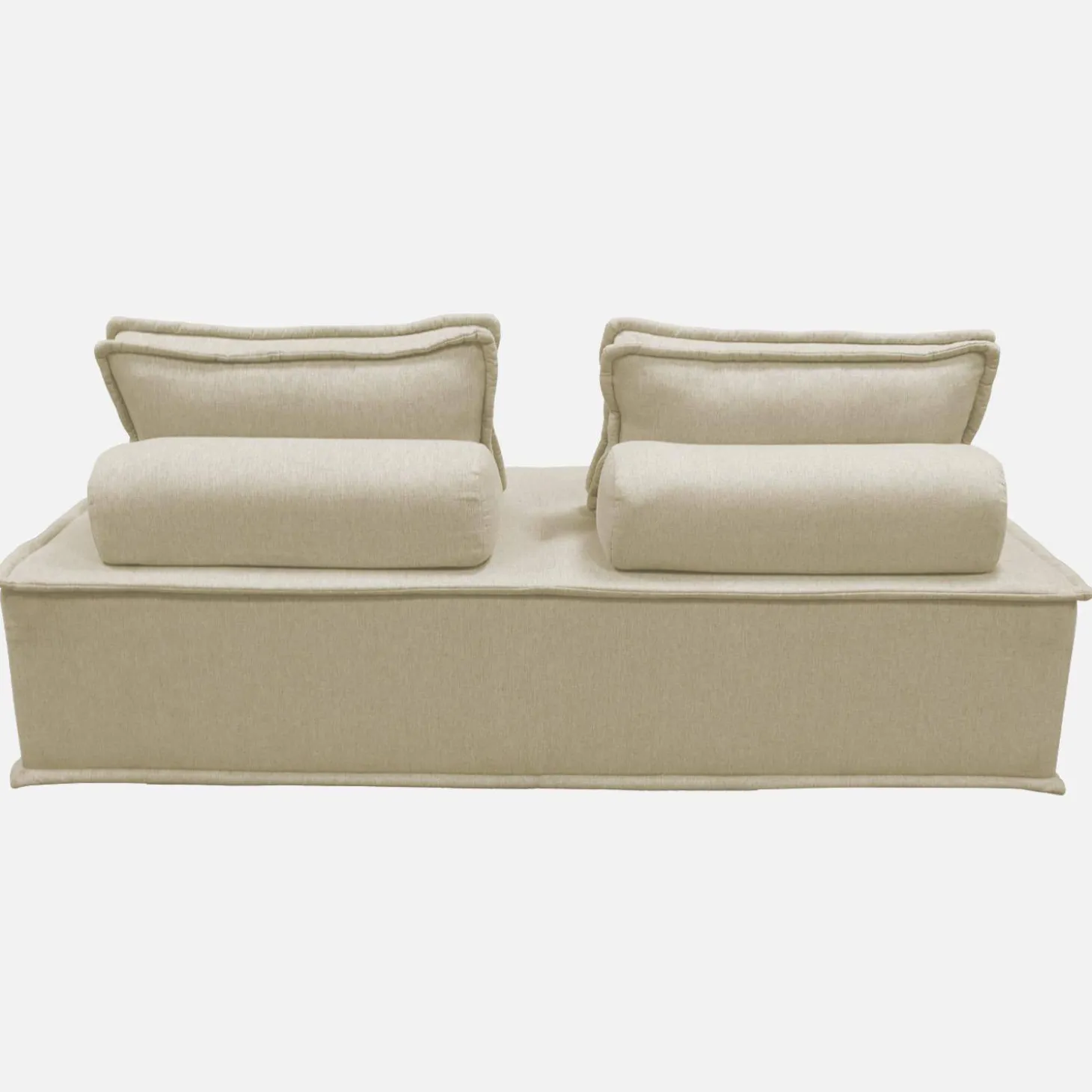 2-zits fauteuils voor gestoffeerde modulair bank (Set van 2)