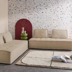 2-zits fauteuils voor gestoffeerde modulair bank (Set van 2)