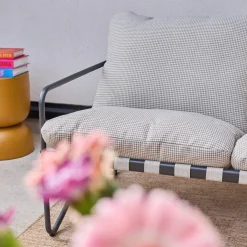 4-zits loungeset met tafel metaal buiten