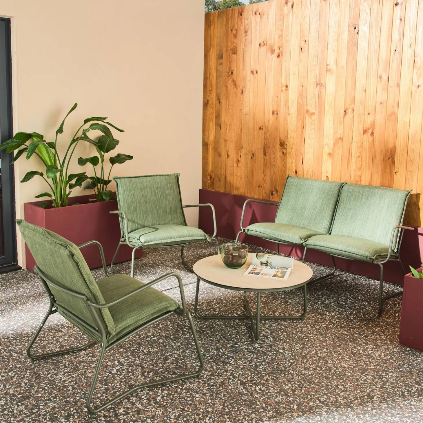 4-zits loungeset voor buiten