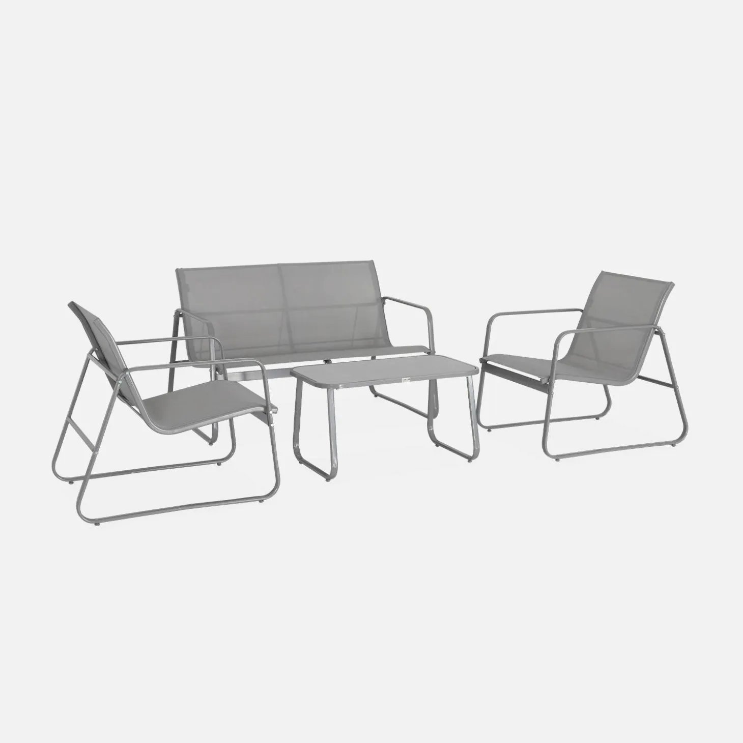4-zits metalen tuinmeubelset