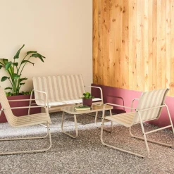 4-zits metalen tuinmeubelset