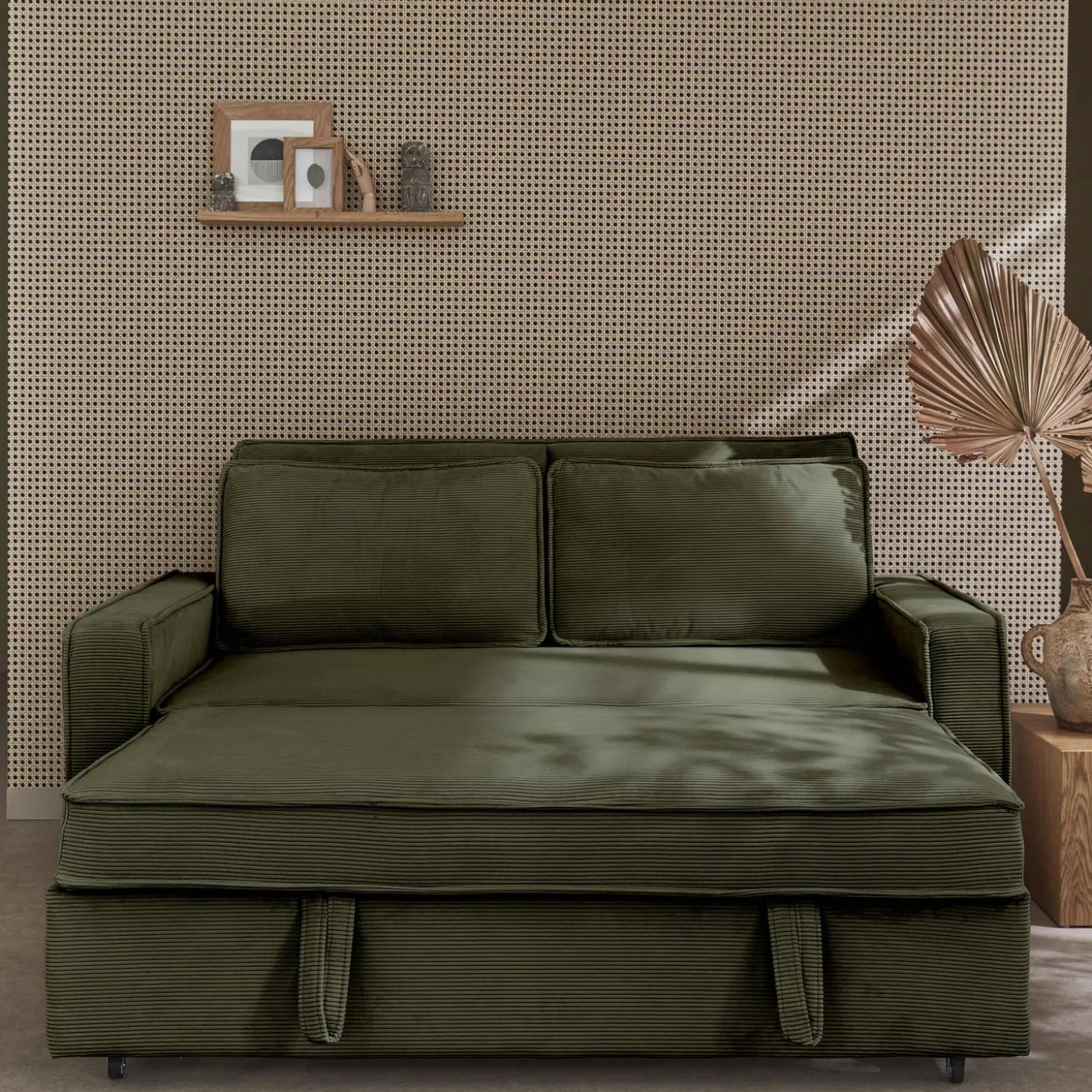 2-zits slaapbank corduroy