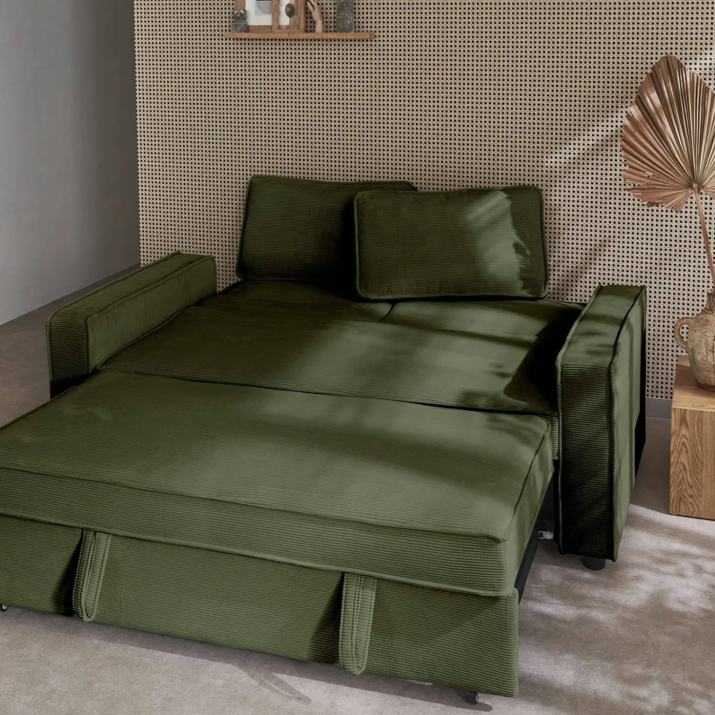 2-zits slaapbank corduroy