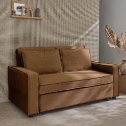 2-zits slaapbank corduroy