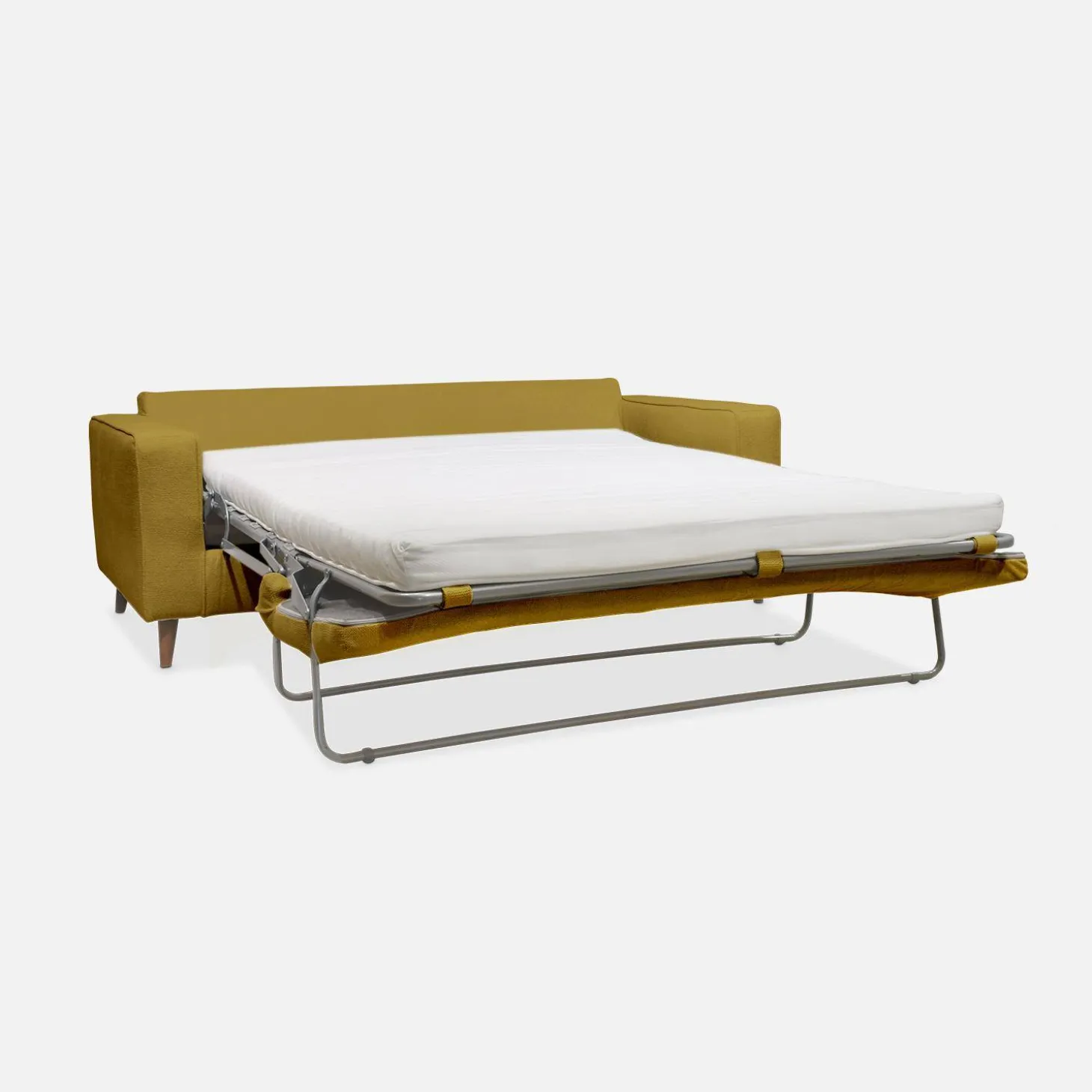 3-zits slaapbank met matras van 12 cm - Made in France
