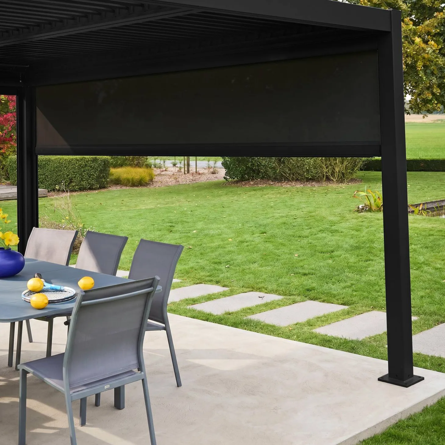 Zonnescherm 4m voor Palace pergola