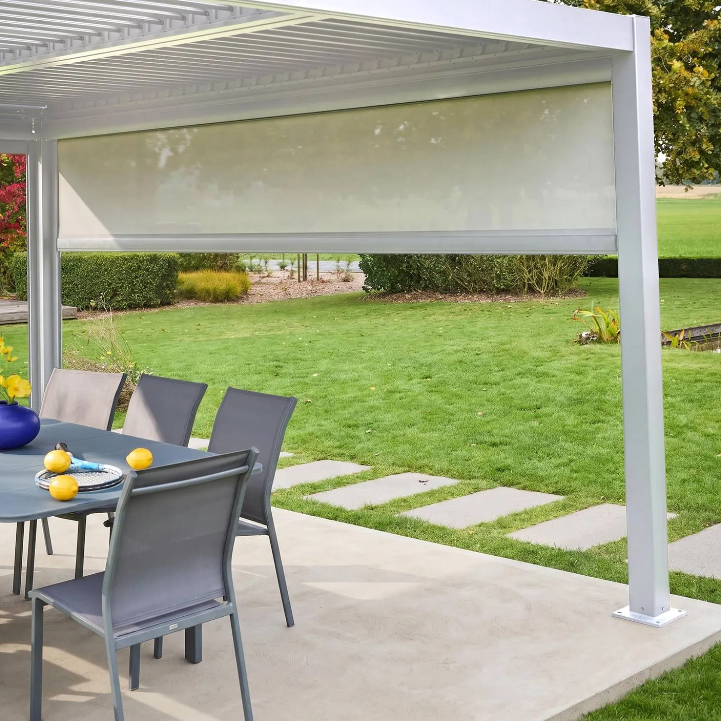 Zonnescherm 4m voor Palace pergola