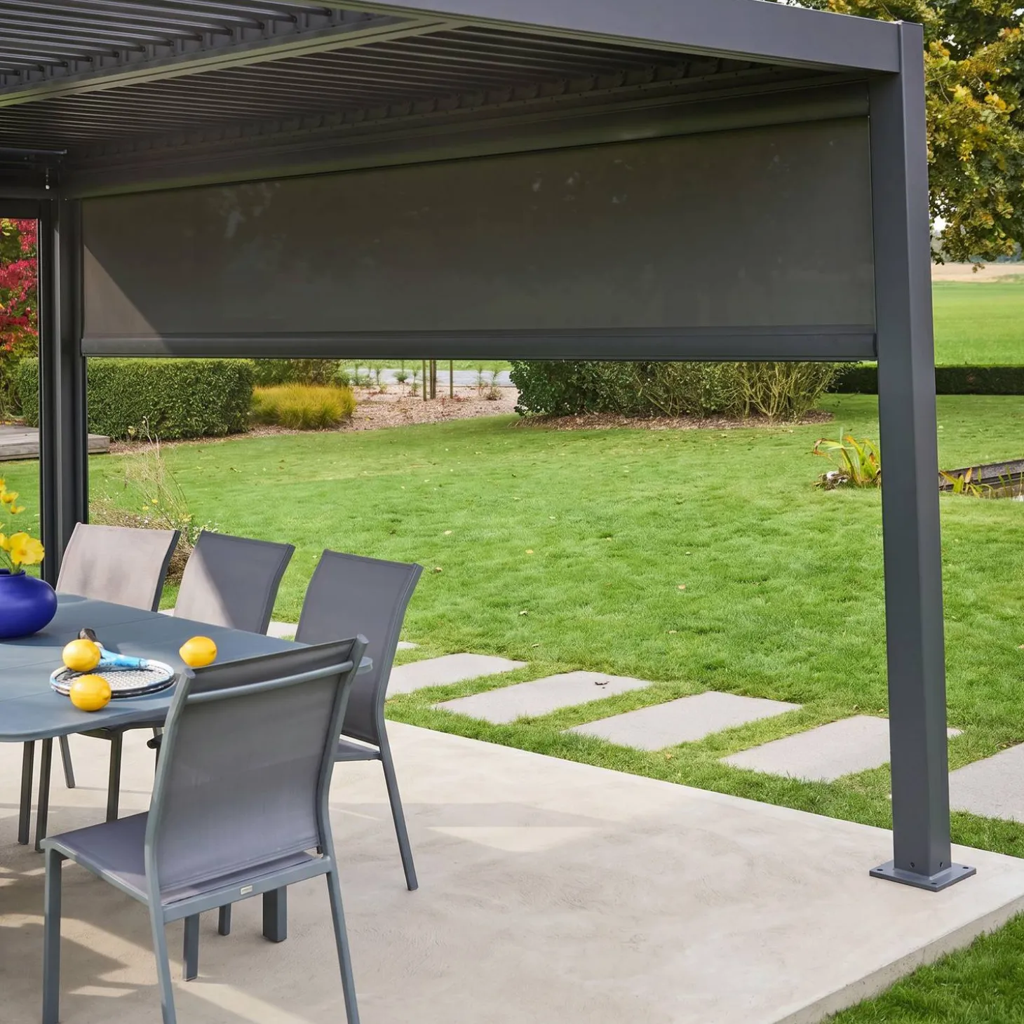 Zonnescherm 4m voor Palace pergola