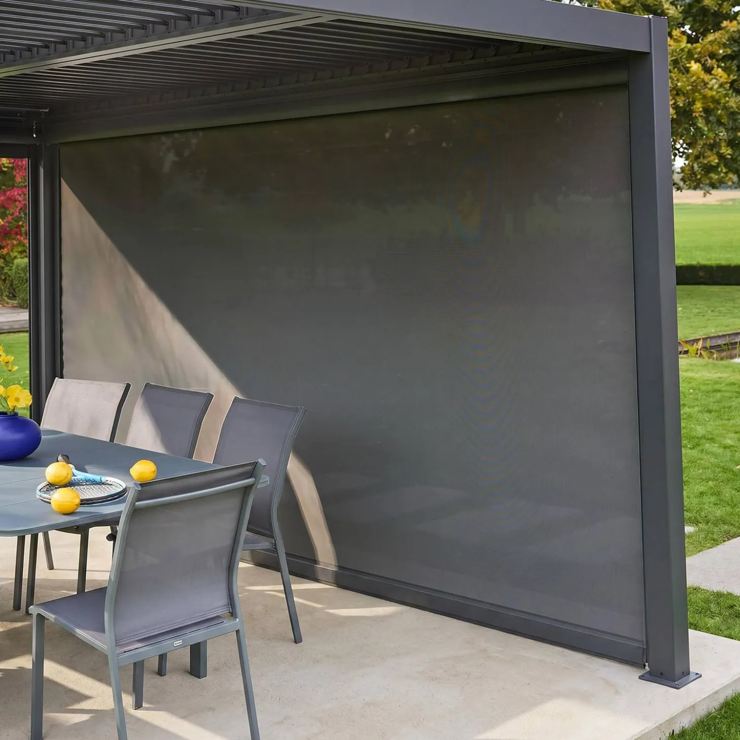 Zonnescherm 4m voor Palace pergola
