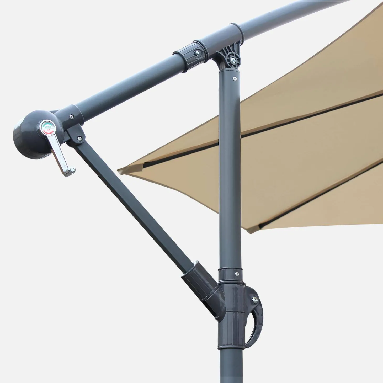 Zweefparasol rond 350cm