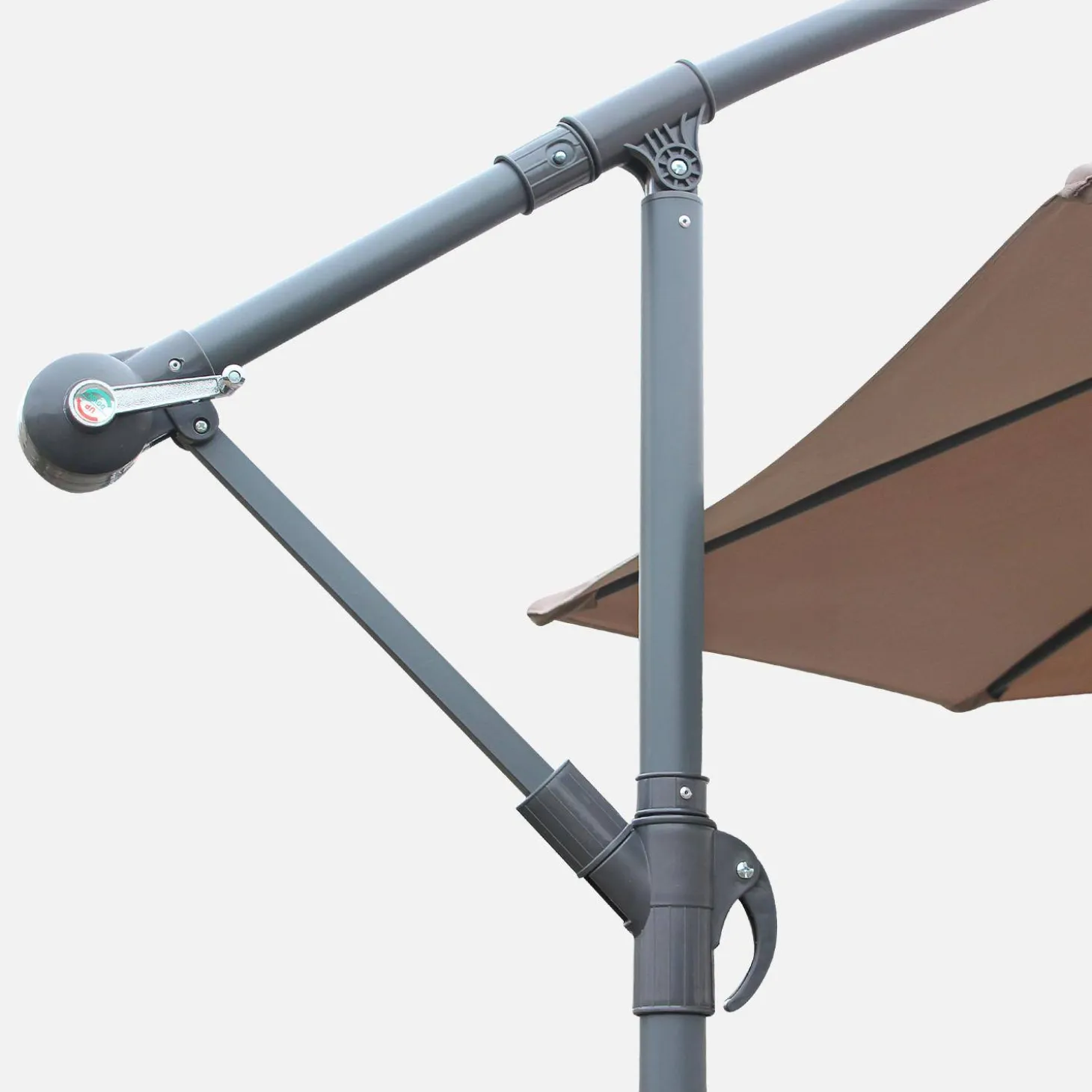 Zweefparasol, rond, Ø300cm