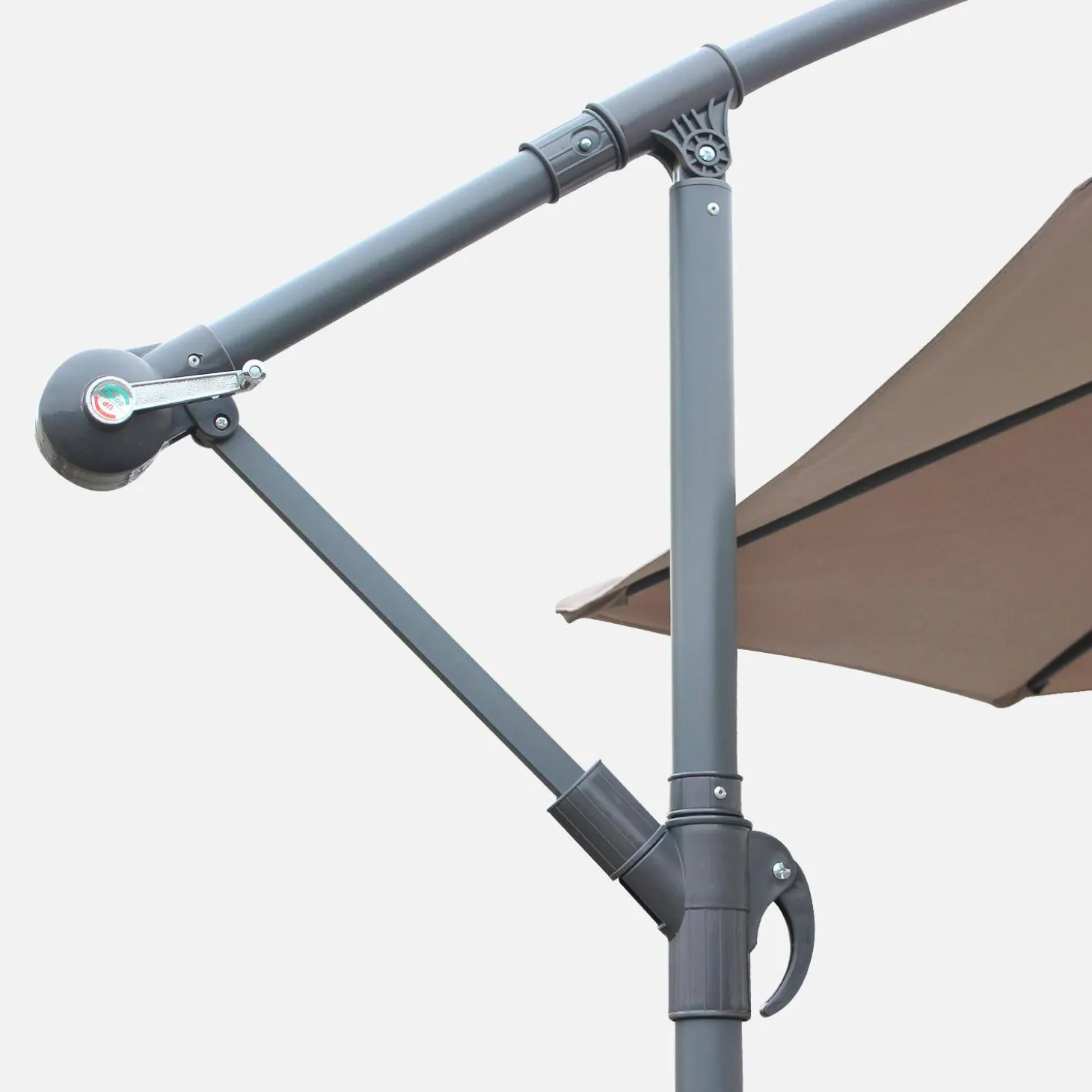 Zweefparasol rond 350cm