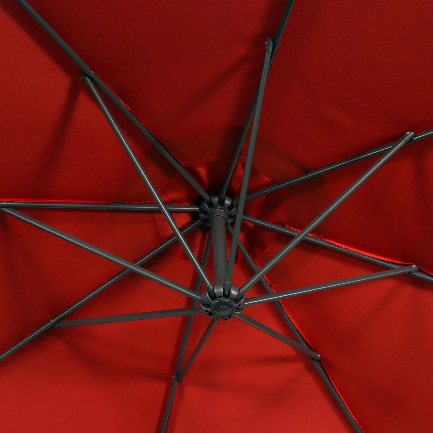 Zweefparasol, rond, Ø300cm