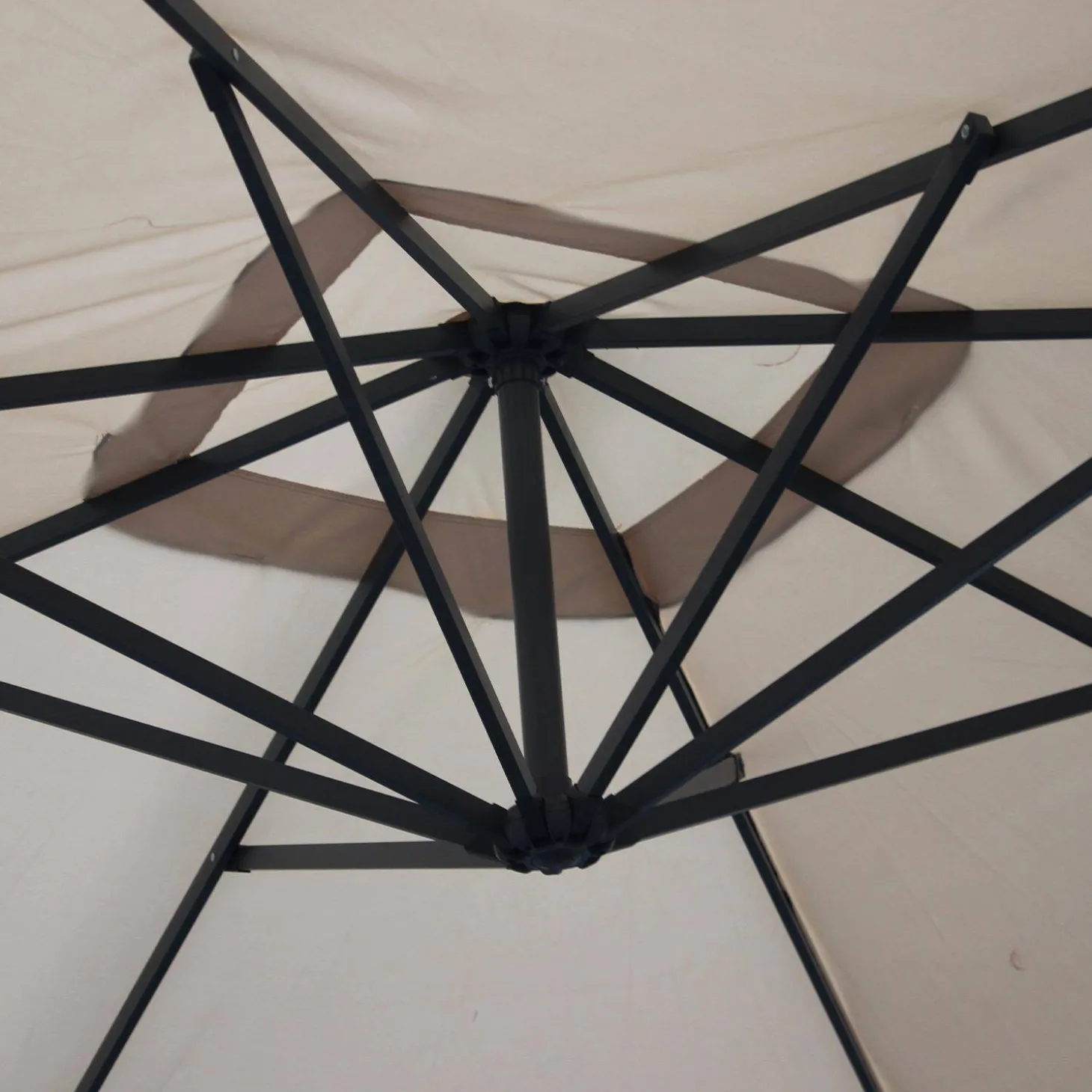 Zweefparasol vierkant 3x3m