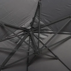 Zweefparasol, vierkant 3x3m