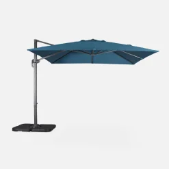 Zweefparasol, vierkant 3x3m