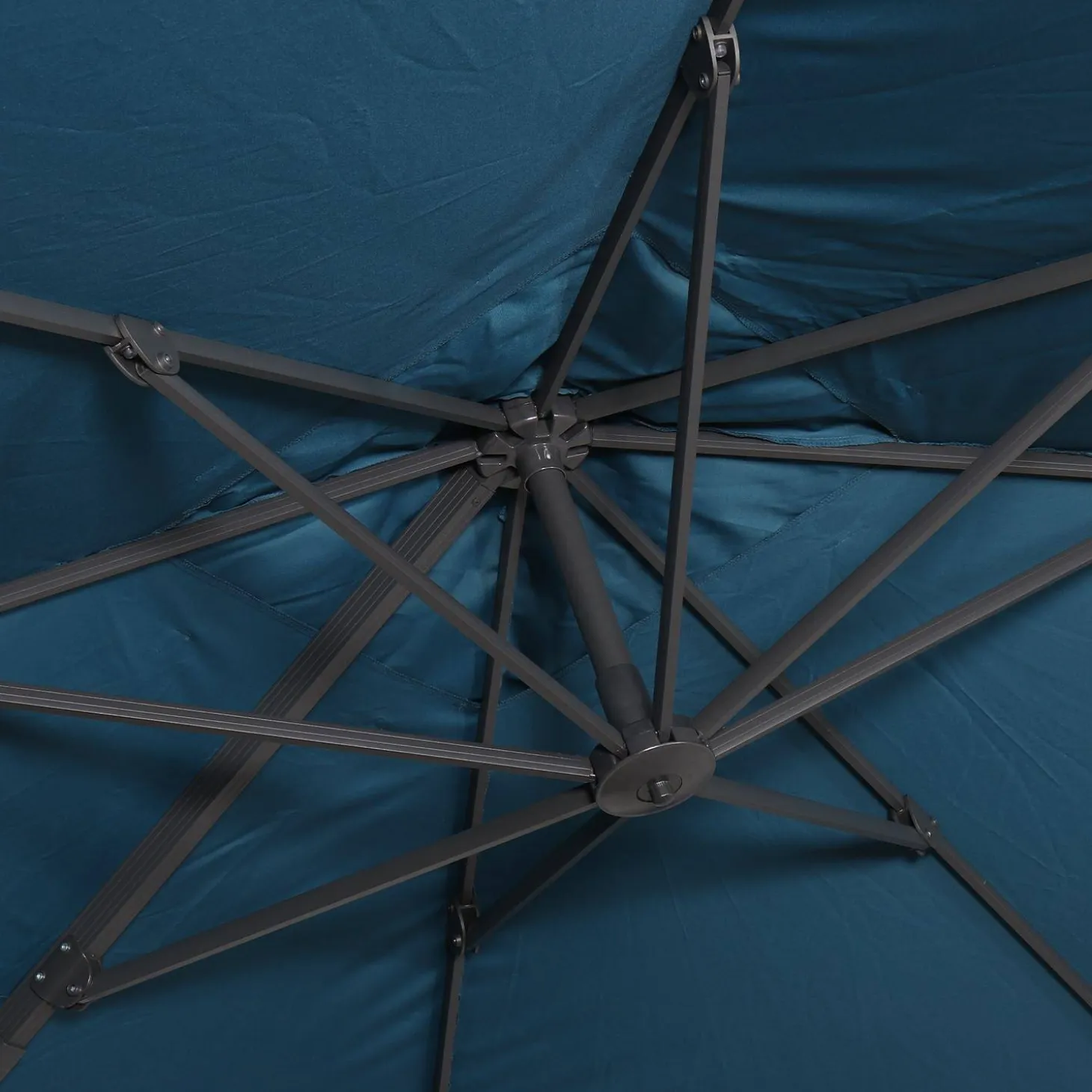 Zweefparasol, vierkant 3x3m