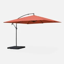 Zweefparasol vierkant 3x3m