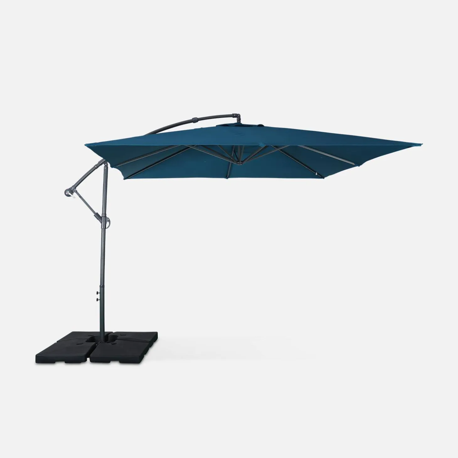 Zweefparasol vierkant 3x3m