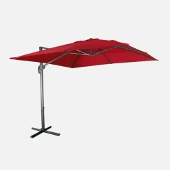 Zweefparasol, vierkant 3x3m