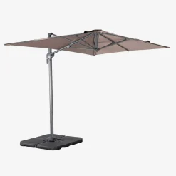 Zweefparasol 2x3m + 4 ballasttegels 50x50cm