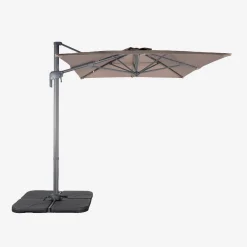 Zweefparasol 2x3m + 4 ballasttegels 50x50cm