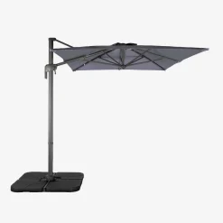 Zweefparasol 2x3m + 4 ballasttegels 50x50cm