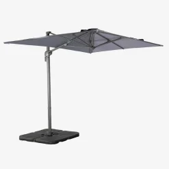 Zweefparasol 2x3m + 4 ballasttegels 50x50cm