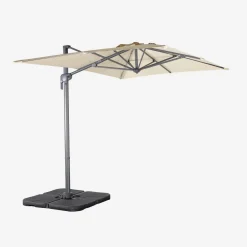 Zweefparasol 2x3m + 4 ballasttegels 50x50cm